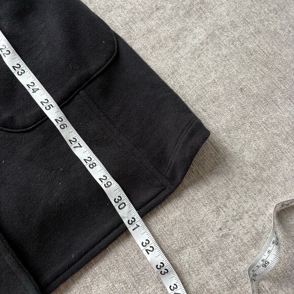 James Perse Black Long Cotton Coat Blazer - Picture 5 of 7